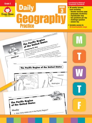cover image of Daily Geography Practice, Grade 3